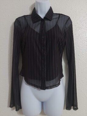 NO COMMENT - 2-piece set - long sleeve button down